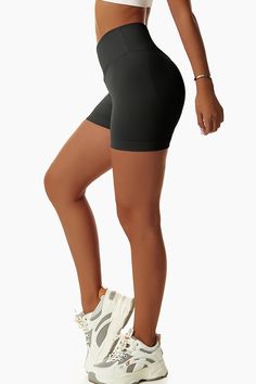 Fabrics: 83% nylon, 17% spandex Ribbed detail Seamless style High rise "V" shaped waistband in the front Bodycon fit Black Seamless Activewear With Built-in Shorts, High Stretch Tights With Built-in Shorts For Workout, Compressive Seamless Elastane Biker Shorts, Seamless High Stretch Biker Shorts, Mid-thigh Length, Seamless High Stretch Biker Shorts, High-waist Compressive Seamless Biker Shorts, Casual Black Seamless Tights, Compression Seamless Workout Biker Shorts, Compression Seamless Biker Shorts For Workout