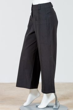 Habitat's City Capri Pant is a zip up stretchy pant in a wrinkle free fabric. High waisted with belt loops, the leg is wide and falls above the ankles on most. Two front patch pockets sit at top of leg. Super comfortable and holds shape to wear all day long! Made in ChinaFabric: 71% Rayon, 26% Nylon, 3% SpandexCare: Machine Wash Cold, Tumble Dry Low See Habitat's Sizing guideline here >Measurements - Approximate, measured flat and unstretched: Medium (M): Waist 32", Hips 38", Length 36.5", Insea Dinner With Friends, Stretchy Pants, Dress Form, Size 6 Dress, Free Fabric, Wrinkle Free, Real Women, Body Measurements, Cropped Pants