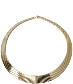 From Argento Vivo&#x2C; this necklace features:Collar necklacePlated sterling silverApprox. 15" LLobster claw closureImported. Collage Elements, Gold Collar Necklace, Fashion Collage, Accessories Jewelry Necklace, Dillard's, Collar Necklace, Diamond Cut, Diamond Cuts, Jewelry Accessories