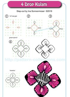 the four dimensional shapes are shown in pink, black and white