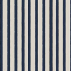 a blue and white striped wallpaper with vertical stripes