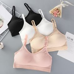 Size chart:Size---------------------Bust--------------------Length------------suitable for braone size----60cm-86cm/23.62"-33.86"----30cm/11.81"----32/70ABCD,34/75ABC Sleep Fashion, Sleep Bra, Sport Outfit Woman, Student Girl, روتين العناية بالبشرة, Seamless Sports Bra, Yoga Bra, Bralette Tops, Seamless Bra