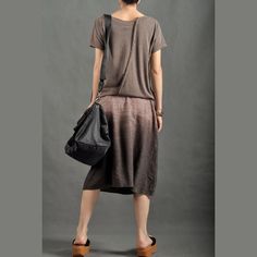 Unique Gradient brown sundress maxi dressesThis dress is made of cotton linen fabric, soft and breathy, suitable for summer, so loose dresses to make you comfortable all the time.Measurement: One Size Length:120cm//47.2" Bust:92cm//36.2" Shoulder:41cm//16.1" Sleeve:18cm//7.1" Sleeve:18cm//7.1"Materials used: Cotton, linen Brown Cotton Summer Dress, Bohemian Brown Linen Dress, Casual Brown Linen Summer Dress, Casual Brown Linen Beach Dress, Spring Brown Linen Beach Dress, Brown Cotton Maxi Dress, Brown Linen Beach Dress For Summer, Brown Linen Maxi Dress For The Beach, Casual Brown Midi Dress