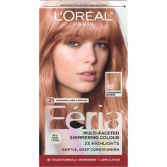 With L'Oreal Feria permanent hair color, what you see is the shimmer. Multi-Faceted shimmering color with 3X highlights delivers intensified, brilliant results. Inspired by fashion, Feria offers a twist on the traditional and gives edgy hair color - from bright red, platinum blonde, rose gold, metallic brown, to blue black hair color, these hair dye kits will transform your hair. Feria's prismatic color spectrum is custom-blended by L'Oreal master colorists for bold, head-turning shades – no app Vs Hair, Blue Black Hair Color, Vegan Hair Dye, Rose Blonde, Edgy Hair Color, Paris Hair, Red Blonde, Blue Black Hair, Temporary Hair Dye