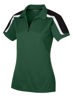 3.8-ounce, 100% polyester tricot; 100% polyester mesh insets at shoulders and sleeves; Self-fabric collar; Taped neck; Tag-free label; 1-button placket with a dyed-to-match button; Mesh insets at shoulders and sleeves; Set-in, open hem sleeves Yacht Uniform, Bowling Fashion, Polo Shirt Outfit Women's, Polo Forest, Custom Bowling Shirts, Vintage Bowling Shirts, Dart Shirts, Vintage Bowling, Polo Shirt Design