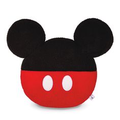 Disney Mickey Mouse Shaped Pillow Mickey Mouse Pillow, Ears Shape, Circle Bed, Bedroom Fabric, Chair Couch, Soft Throw Pillows, Disney Decor, Mickey Mouse Ears, Red Pillows