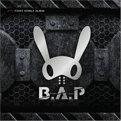 the logo for bap is shown in this black and white photo with silver letters