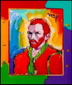 a painting of a man with red hair and beard