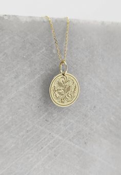 14K Real Solid Gold Necklace, Hallmarked on the back of your pendant for certification! Scottish Thistle Necklace - Engraved Scottish Thistle Charm - Gold Graduation Charm - Gold Scottish Thistle Pendant ▪️ A beautiful and clean engraved Scottish Thistle pendant made out of 14K Solid Real Gold. Available only in yellow gold! Pendant Thickness: 0.50mm Jump Ring inner diameter: 4mm Dimensions: - 13mm / 0.52 inches - 15mm / 0.59 inches - 18mm / 0.70 inches - 20mm / 0.78 inches - 22mm / 0.86 inches Gold Medallion Necklaces With Engraving Option, Yellow Gold Medallion Necklaces With Engraving Option, Yellow Gold Medallion Necklace With Engraving Option, 14k Gold Pendant Necklace With Engraving Option, Antique Round Pendant Jewelry With Engraving Option, Vintage Round Necklaces With Engraving Option, Classic Gold Necklace With Engraving Option, Classic Yellow Gold Necklace With Engraving Option, Classic Engraved Necklace