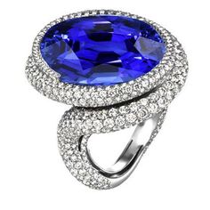 Oval Sapphire Diamond Ring, Most Expensive Jewelry, Jewelry Cartier, Cartier Vintage, Vintage Anniversary, Sapphire Jewellery, Sapphire Cocktail Ring, Rings Promise, 2014 Summer