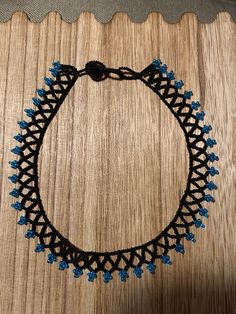 Handmade item Materials: bead Chain style: Bead Adjustable length Style: Boho & hippie Can be personalized Made to Order Stil Boho, Bead Chain, Style Noir, Blue Necklace, Style Boho, Boho Hippie, Beaded Chain, Chain Styles, Hippie Boho