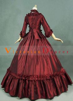 Red Gothic Victorian Dresses French Bustle Period Ball Gown   Condition: Brand New  Color: amp;nbsp; As Picture  Material: Stain And Lace  Silhouette: Ball Gown  Sleeve Length: Long Sleeve  Dresses Length:Floor-Length  Neckline: V-Neck  Decoration: Lace  Style: Vintage  Includes: Dress    amp;nbsp; Red Vintage Ball Gown Dress, Vintage Red Ball Gown Dress, Victorian Dress With Historical Design For Halloween, Victorian Halloween Dress With Historical Design, Historical Ball Gown Dresses For Costume Party, Red Vintage Costume Dress, Red Victorian Dress With Historical Design For Costume Party, Vintage Victorian Dress For Halloween Costume, Historical Victorian Ball Gown For Costume Party