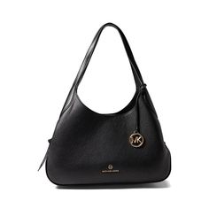 About This Item. Medium Sized Bag; 13"W X 10-3/4"H X 4-1/4"D (Width Is Measured Across The Bottom Of Handbag); 1.72 Lbs. Approx. Weight 10"L Handle Magnetic Snap With Center Zip Gold-Tone Hardware Interior Zip & Slip Pockets Body: Leather; Trim: Polyurethane, Cotton, Polyester; Lining: Polyester Spot Clean Imported We Ship Fast, And We Ship Out Same Business Day. We Do Not Accept Returns Over 30 Days Of Delivery Date. Refer To Ebay’s Return Policy To See If Item Is Eligible For Return. Features: Chic Black Pebbled Leather Hobo Bag, Black Pebbled Leather Shoulder Bag, Black Pebbled Leather Evening Shoulder Bag, Elegant Black Pebbled Leather Shoulder Bag, Elegant Black Textured Leather Hobo Bag, Black Pebbled Leather Shoulder Bag With Branded Hardware, Large Leather Tote Bag, Michael Kors Tote Bags, Medium Sized Bags