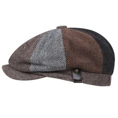 The Peaky Blinders-inspired Hat, a nod to the iconic and timeless fashion associated with the popular television series. Channel the rugged elegance of the Shelby clan with this classic accessory that effortlessly combines style and attitude.Key Features: Distinctive Design: Embrace the distinct style of the Peaky Blinders with our hat featuring the signature flat cap design. The bold and charismatic look captures the essence of the roaring twenties, adding a touch of historical flair to your ensemble. Quality Craftsmanship: Meticulously crafted from high-quality materials, our Peaky Blinders Hat ensures durability and comfort. The attention to detail in the stitching and construction reflects the authenticity and timeless appeal of this classic accessory. Comfortable Fit: Designed for com Vintage Outdoor Hat For Fall, Vintage Hats For Outdoor Fall Use, Brown Retro Beret For Fall, Retro Brown Beret For Fall, Vintage Fall Hat For Outdoor, Vintage Flat Cap Beret For Fall, Casual Brown Brimmed Beret, Vintage Beret For Fall, Classic Brown Baseball Cap With Flat Brim