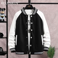 Wiaofellas new arrival coat Spring Autumn boy Baseball Jacket Men's Fashion Comfortable Patchwork Streetwear Jackets men Size M-5XL Patchwork Streetwear, Baseball Jacket Men, Plaid Print Shirt, Tech Clothing, Coat Spring, Streetwear Jackets, Linen Shirt Men, Jackets Men Fashion, Fashion Comfortable