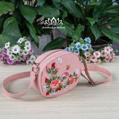 Hello! Welcome to my store! Wish you have a satisfying purchase！ When you have to think of a beautiful, meaningful, impressive gift for your lover, mother or friends then this will be the perfect choice for you! ⭐Now, if you need to move anywhere without carrying too many items, this will be the perfect product for you. With dimensions of 7.9x 6.3x2.3in/20cm x 16cm x 6cm, this bag can accommodate phones, wallets, keys, and other necessary items. ⭐The bag is firmly sewn and durable over time, and the unique ribbon embroidery technique brings surprises to the user. Important: ⭐The product is handmade, so the size is approximated ⭐The actual product color may differ from the photos shown, as every monitor/mobile display has a different ability to display colors. It may also vary based on your Cute Shoulder Bag With Detachable Strap For Gift, Pink Crossbody Shoulder Bag Gift, Cute Embroidered Rectangular Shoulder Bag, Pink Shoulder Bag For Everyday Use, Pink Shoulder Bag For Everyday Use On Mother's Day, Everyday Pink Embroidered Bag, Cute Embroidered Travel Bags, Pink Floral Embroidered Travel Bag, Embroidered Satchel Bag For Gift