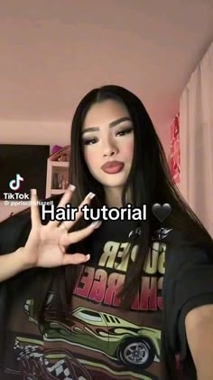 cute hair tutorial ♡ in 2024 | Hair tutorial, Cute simple hairstyles ...