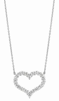 Prongs Style Code# N5096P.50_NK Chain: 18 inches Setting: Prongs Dimensions: 1/2 inch in height, 5/8 inch in width Diamond 1: Diamond Shape 1: Round Qty of Diamond 1: 20 Setting 1: Prongs Total Dia Weight: 0.5 Clarity: SI2 Color: G-H Gold Karat: 14K Color 2: Rose Approxe WT Grams: 3.4 Heart Diamond Necklace, Diamond Heart Necklace, Diamond Jewelry Store, Gold G, Heart Necklace Diamond, Heart Diamond, Diamond Free, Rose Gold Chain, Best Diamond