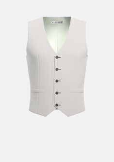 Sand Linen Vest - SARTORO Elegant Slim Fit Vest For Spring, White Linen Vest For Workwear, Casual Business Vest For Spring, Casual Business Casual Vest For Spring, Elegant Solid Color Vest For Summer, Elegant Solid Vest For Spring, Elegant Vest For Spring, Elegant Spring Vest, Modern Fitted Vest For Spring