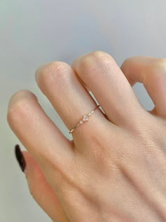 Koi Dainty Ring Rose Gold Filled Rings for Women Delicate 14K - Etsy Gold Ring Designs Minimalist, Pretty Rings Simple, Minimalistic Rings, Simple Ring Design, Sparkly Rings, Minimalistic Ring, Minimal Engagement Ring, Simple Gold Ring, Delicate Gold Ring