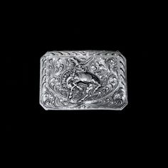 Vogt Silversmiths Trophy Buckles The Centennial Bronc Channel Buckle Formal Engraved Belt Buckles, Western Engraved Belt For Formal Occasions, Western Style Engraved Belt For Formal Occasions, Elegant Hand Tooled Belt Buckles For Formal Occasions, Elegant Formal Hand-tooled Belt Buckles, Elegant Hand Tooled Belt Buckles For Formal Wear, Western Style Antique Belt Buckle For Formal Wear, Western Style Antique Belt Buckle For Formal Occasion, Classic Silver Hand-tooled Belt Buckle