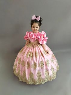 Princess Dresses Kids Ball Gowns, Princess Dresses Kids, Fairy Princess Dress, Toddler Birthday Dress, Pink Princess Dress, Pink Ball Gown, Kids Gown, Pink Hair Bows, Pink Prom Dresses