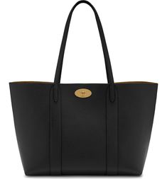 Mulberry Bayswater Leather Tote | Nordstrom Luxury Tote Bag With Turn-lock Closure, Classic Bags In Pebbled Leather With Gold-tone Hardware, Classic Bag With Gold-tone Hardware And Pebbled Leather, Formal Tote Bag With Turn-lock Closure, Timeless Tote Shoulder Bag With Turn-lock Closure, Timeless Bags With Branded Hardware For Daily Use, Timeless Everyday Bag With Turn-lock Closure, Business Tote Bags With Turn-lock Closure, Classic Pebbled Leather Shoulder Bag