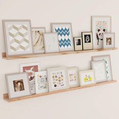 PRICES MAY VARY. 【Solid Wood Nursery Shelves】The wall shelves are crafted from Paulownia wood which are lightweight yet proportionately strong, sustainable real wood. The picture ledge wall shelf is SAME SIZE as each other (L 55" x D 5.12" x H 2.2") and is such an easy way to display photos without making lots of holes in your walls. They come fully assembled and all mounting hardware is included in the package. 【Multiple combinations, More creativity】 You can connect two or more shelves togethe Picture Shelf Wall, Lip Natural, Wall Bookshelves Kids, Long Shelves, Long Picture, Shelf Above Bed, Kids Room Bookshelves, Books Kids Room, Wall Mounted Corner Shelves