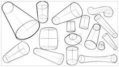 an image of different shapes and sizes of objects