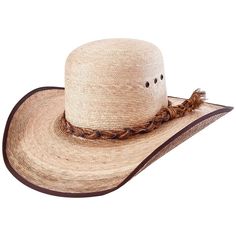 Sahuayo Palm Leaf Open Crown Cowboy Hat - VaqueroBoots.com - 1 Western Style Woven Straw Hats, Woven Toquilla Straw Hat Bands For Rodeo, Brimmed Straw Ranch Hats, Wide Brim Woven Straw Hat For Rodeo, Woven Wide Brim Straw Hat For Rodeo, Western Style Short Brim Woven Straw Hat, Western Woven Toquilla Straw Sun Hat, Curved Brim Woven Sun Hat For Rodeo, Western Style Woven Toquilla Straw Sun Hat