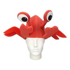 "Get this Awesome Lobster Hat Today! This Lobster Hat will definitely make you stand out at your next Party, Wedding, Corporate Event, Birthday, Quinceanera, or Halloween Party! Product Details: ✓Made in the USA ✓Handmade ✓High Quality Foam ✓One Size Fits Most ✓Customizable to your preferences \"This is where your party starts\". Give your next party a new life and rediscover your youth with Foam Party Hats. Foam Party Hats Guarantee At Foam Party Hats we believe our hats help bring a new joy an Kids Beach Party, Crab Party, Foam Party, Novelty Hats, Ocean Party, Wig Party, Brother Birthday, Funny Hats, Halloween Hats