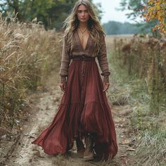 Abonnieren Goth Witch, Dress Photo, Dream Dresses, Maxi Styles, Long Sleeve Maxi, Linen Women, Photo Colour, Silk Chiffon, Linen Dress