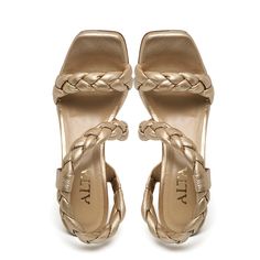 Alta Shoes Material: CueroHecho en Colombia Gold Sandals, Sandals, Gold