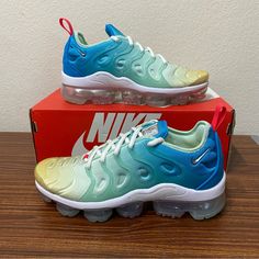 Nike Air Vapormax Plus Mint Foam Laser Blue Ocean Dq7651-300 Women’s Size 7.5. Brand New Never Worn. 100% Authentic Blue Nike Air Max Lace-up For Sports, Blue Low-top Nike Air Max, Blue Nike Air Max Low-top With Air Cushioning, Blue Low-top Nike Air Max With Air Cushioning, Blue Nike Air Max Low-top, Blue Running Shoes With Air Cushioning, Blue Nike Air Max For Light Sports, Blue Nike Air Max Low-top For Light Sports, Blue Low-top Nike Air Max For Light Sports