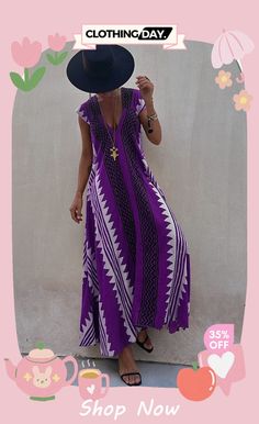 Beach Dates Ethnic Print A-line Maxi Dress Beach Dates, Beach Date, A Line Maxi Dress, Ethnic Print, Dresses By Length, Long Maxi Dress, Women's Fashion Dresses, Long Dress, Dates