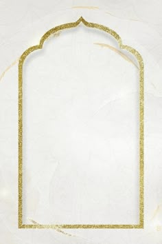 a white and gold background with a golden frame in the middle on top of it