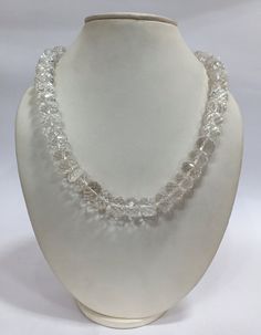 Crystal Quartz Beads Necklace, Clear Quartz 14-15mm Rondelle Faceted Beads Jewelry, Clear Quartz Jewelry Necklace 19" Gemstone :- Clear Crystal Quartz Size :- 14-15mm Approx. Length :- 19 Inch Shape :- Rondelle Faceted Color :- Same as Picture Quality :- AAA GRADE CUSTOMIZATION/BULK ORDER : AVAILABLE PLEASE FEEL FREE TO CONTACT IF YOU REQUIRE ANY FURTHER INFORMATION. https://www.etsy.com/in-en/shop/LatestBeadsJewellery?ref=simple-shop-header-name&listing_id=720939504 Your Feedback is very Import Formal Single Strand Round Crystal Necklaces, Crystal Beaded Necklace With Faceted Round Beads, Crystal Faceted Beads Necklace, Round Crystal Beaded Necklaces With Faceted Beads, Round Crystal Necklaces With Large Beads For Gifts, Faceted Crystal Necklaces For Formal Occasions, Elegant Round Crystal Necklaces With 8mm Beads, Formal Crystal Beaded Necklaces With Round Beads, Formal Round Faceted Crystal Necklaces