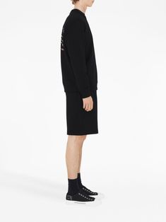 Check EKD cotton sweatshirt from BURBERRY featuring black, cotton, jersey fleece, embroidered logo, crew neck, long sleeves, fitted-cuff sleeves and straight hem. This item is in size S and the color is Men's Journal, Planet People, Five Points, Black Activewear, Hem Style, Cotton Hoodie, Cuff Sleeves, Logo Embroidered, Black Hoodie