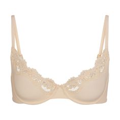 FITS EVERYBODY LACE UNDERWIRE BRA | SAND - FITS EVERYBODY LACE UNDERWIRE BRA | SAND Pretty Closet, Pretty Closets, Soul Contract, Lace Underwire, Cute Bras, Bandeau Bra, Unlined Bra, Triangle Bralette, Platform Slippers