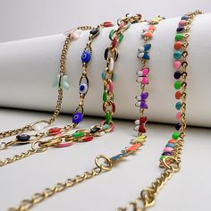 Material: Stainless Steel Fashion Element: Butterfly Style: Bohemian Trendy Adjustable Multicolor Chain Bracelet, Trendy Multicolor Adjustable Chain Bracelet, Multicolor Adjustable Chain Bracelet, Multicolor Metal Chain Bracelet, Trendy Multicolor Chain Bracelet For Gift, Trendy Multicolor Chain Bracelet For Party, Handmade Adjustable Multicolor Chain Bracelet, Adjustable Multicolor Chain Bracelet For Party, Adjustable Handmade Multicolor Chain Bracelet