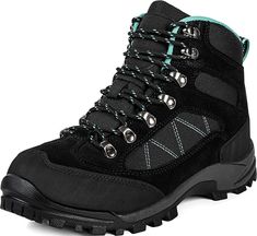 PRICES MAY VARY. LASTING COMFORT - Our women's hiking boots have a durable rubber sole that provides greater comfort, which reduces foot fatigue as you traverse over thick roots and rocks. Padded tongue & ankle for extra cushioning and all-day comfort. WATERPROOF & BREATHABLE - This women's waterproof hiking boots features a waterproof membrane that seals out water and lets moisture escape, which keeps you dry and comfortable no matter the conditions. Mesh upper for increased breathability. GREA Womens Hiking Boots, Summer Hiking Boots, Backpacking Boots, Womens Hiking, Women Hiking, Warm Snow Boots, Summer Hiking, Womens Hiking Shoes, Waterproof Hiking Shoes