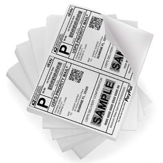 several tickets are stacked on top of each other in order to be printed out for the event