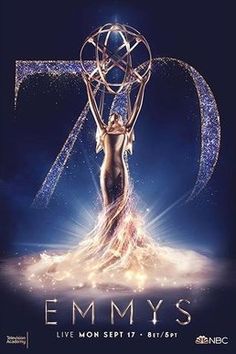 an advertisement for the 72th annual show of the television series, emmy's