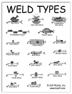 some type of wild types are shown in black and white, with the words on each side