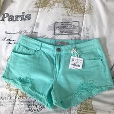 Very Nice Color!! To Small For Me :( Green Zara Shorts For Spring, Zara Green Shorts For Spring, Green Summer Bottoms By Zara, Zara Green Shorts For Summer, Zara Summer Green Bottoms, Green Summer Jean Shorts, Zara Cotton Beach Shorts, Zara Cotton Jean Shorts For Summer, Zara Beach Shorts For Spring