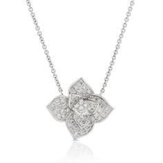 Diamond Flower Necklace, Lose A Stone, A Beautiful Flower, Diamond Flower, Lovely Jewellery, Natural Look, Beautiful Flower, Flower Necklace, Cleaning Jewelry