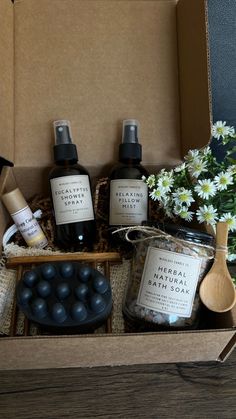 🌿✨ Handmade Spa Set - Natural Self-Care Essentials ✨🌿 Indulge in the ultimate self-care experience with our handmade spa set from Mixology Candle Co. Thoughtfully curated and crafted with care, this luxurious set includes a selection of natural skincare and bath products to pamper yourself from head to toe. 🌸 Set Includes: Natural Lip Balm: Keep your lips soft and moisturized with our nourishing natural lip balm, handmade with botanical ingredients to soothe and protect. Eucalyptus Shower Spray: Turn your shower into a refreshing oasis with our invigorating eucalyptus shower spray, handmade to awaken your senses and clear your mind. Relaxing Pillow Mist: Drift off into a peaceful slumber with our relaxing pillow mist, handmade with calming essential oils to promote deep relaxation and r Photoshoot Boutique, Mind Relaxing, Natural Spa, Calming Essential Oils, Shower Spray, Spa Gift Set, Pillow Mist, Herbal Bath, Gift Sets For Her