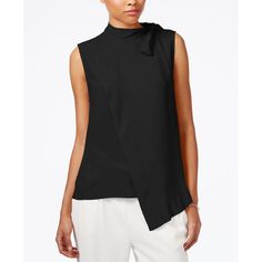 Rachel Rachel Roy Mock Neck Asymmetrical Top Elegant Asymmetrical Hem Tops For Work, Modern Top With Asymmetrical Neckline For Fall, Modern Fall Tops With Asymmetrical Neckline, Modern Tops With Asymmetrical Neckline For Fall, Modern Asymmetrical Hem Top For Fall, Sleek Spring Office Tops, Asymmetrical Zip Tops For Spring Workwear, Chic Asymmetrical Neckline Top For Work, Asymmetrical Hem Tops For Office Wear