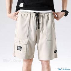 OrcaJump - Loose-Fit Quick-Dry Basketball Shorts - Breathable and Comfortable Sports Casual Pants Leisure Short Pants With Built-in Shorts, Casual Beige Pants With Built-in Shorts, Beige Bottoms With Pockets For Outdoor Activities, Casual Khaki Pants With Built-in Shorts, Casual Moisture-wicking Shorts For Leisure, Casual Moisture-wicking Leisure Shorts, Sportswear Bottoms With Built-in Shorts For Outdoor, Khaki Short Pants For Outdoor Activities, Casual Pants For Outdoor Activities In Summer