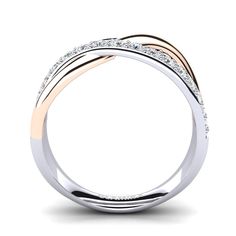 Order GLAMIRA Ring Cesarina | GLAMIRA.com White Gold Rings With Prong Setting For Evening, White Gold Prong Set Evening Ring, Exquisite Rose Gold Rings For Formal Occasions, Elegant Open Ring For Evening, Modern White Gold Diamond Ring For Evening, Elegant Sapphire Ring With Rose Gold And Diamond, Elegant White Ring For Evening, Elegant White Ring For Evening Occasions, Elegant Rose Gold Ring For Evening